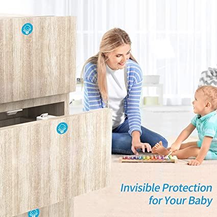 Dr.meter Invisible Baby Proofing Magnetic Locks
