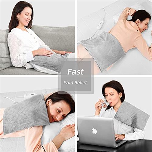 Boncare Heating Pad Blanket Electric Heat Therapy For Pain Relief Large