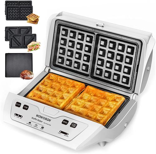 WOWDSGN Waffle and Sandwich Maker - 120 V