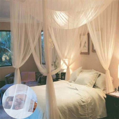 Tinyuet Bed Canopy, 4 Doors Mosquito net