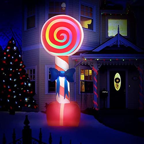 8FT Inflatable Lollipop Yard Decorations Birthday Part