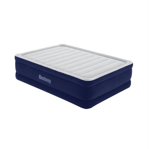 Bestway Tritech™ Air Mattress Queen 22" with Built-in AC Pump and Antimicrobial Coating 120 Volts