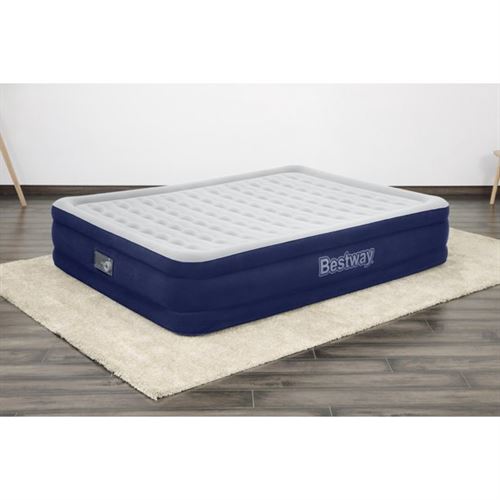 Bestway Tritech 15" Air Mattress Antimicrobial Coating with Built-in AC Pump 120 Volts