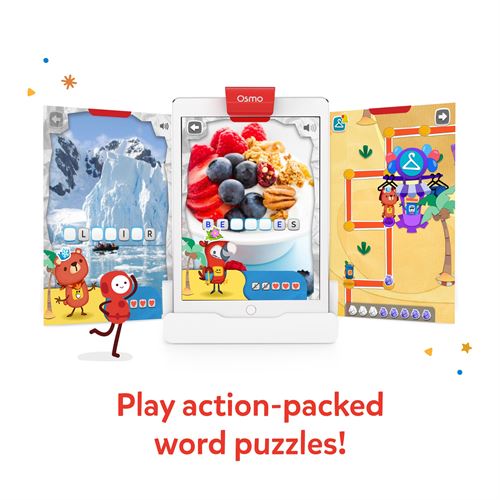 Osmo - Words Starter Kit for iPad - Interactive Letter Recognition, Phonics, Sight Words & Spelling