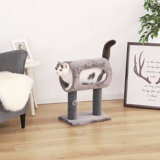 Cat Craft Tunnel Cat Bed - Gray