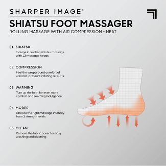 Sharper Image Shiatsu Foot Massager