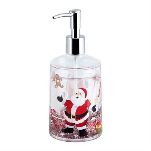 Holiday Time Plastic Santa Soap Pump Multi
