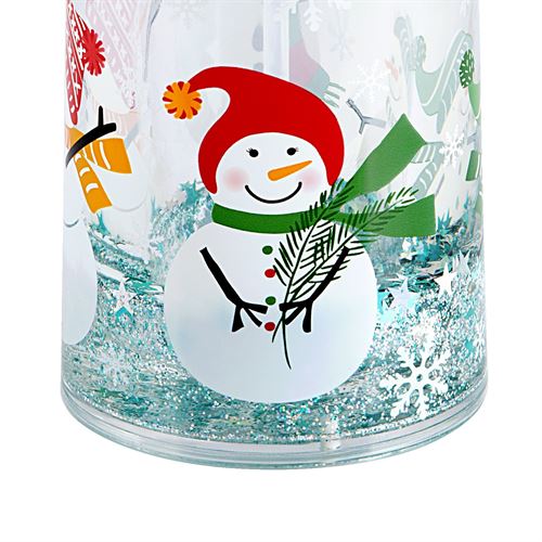 Holiday Time Plastic Snowman Soap Pump Multi