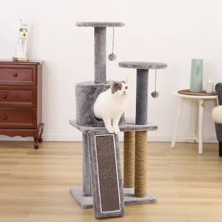 Cat Craft Cat Playset - Gray - 45"