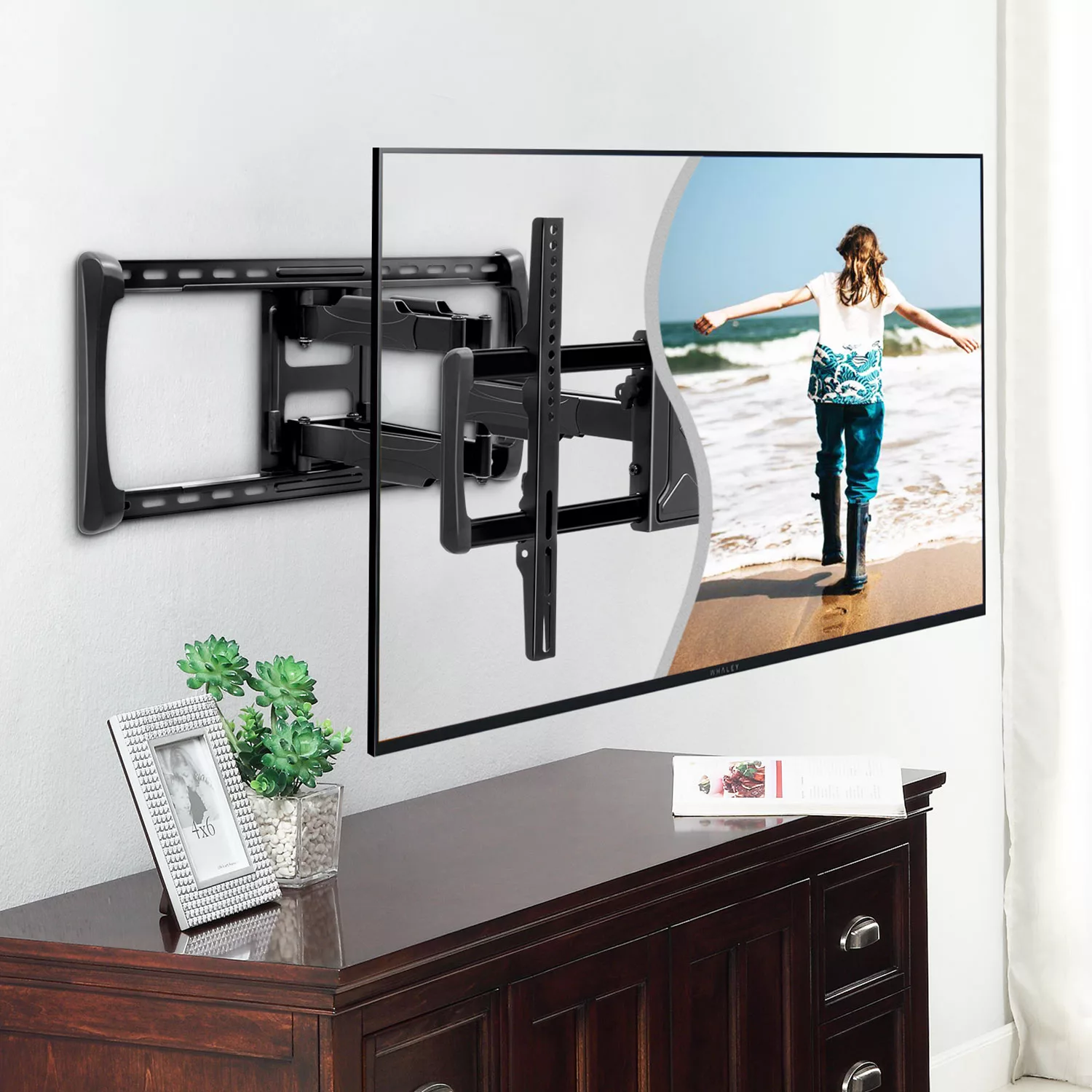 Member's Mark Full Motion Extended TV Wall Mount with Articulating Dual Swivel A