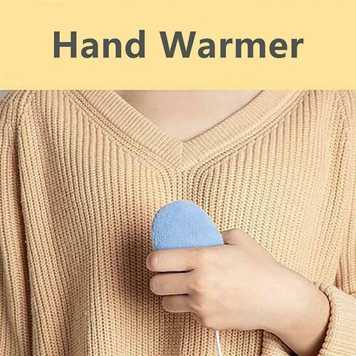 Baoerlin Chedori -Hand Warmers USB Plug and Play Electric Heat Hands Warmer with Plush Cover