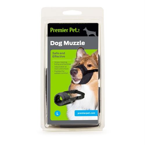 Premier Pet™ Dog Muzzle for Large Dogs - Padded Nylon for Safe, Comfortable Fit