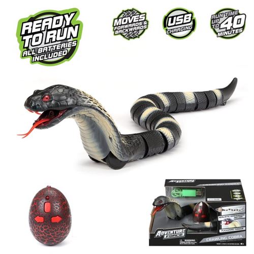 Adventure Force RC Infra-Red (I/R) Remote Control Snake Crawling Cobra