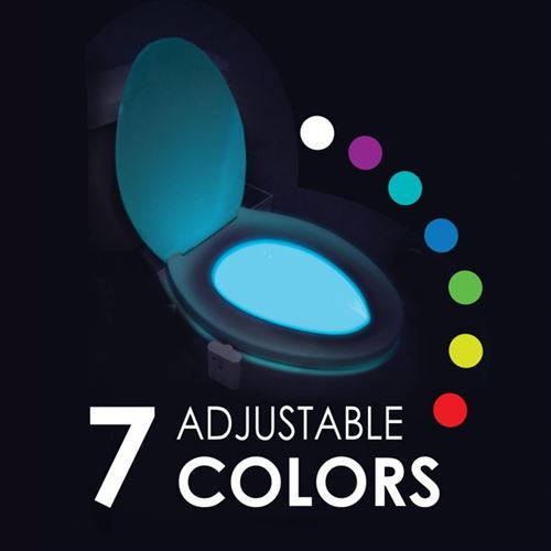 Home Solutions Motion-Activated LED Toilet Nightlight
