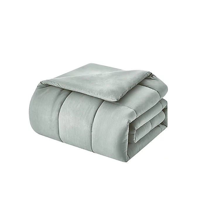 Wamsutta® Lustleigh Washed 7-Piece Queen Comforter Set in Mint