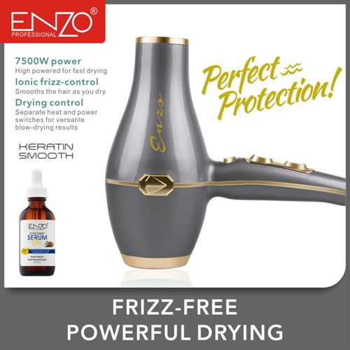 ENZO professional frizz-free powerful drying 7500W model EN-6003