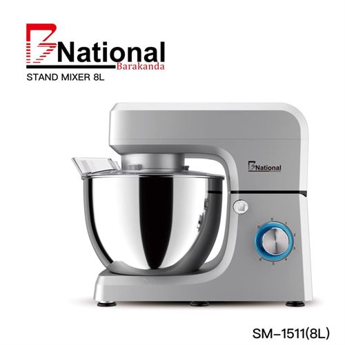 Electric kneader makes several types of pastries and sweets  Stand Mixer Model SM-1511