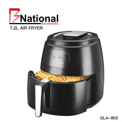 B National 7.2L Digital Air Fryer - Black