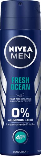 NIVEA Fresh Ocean Deodorant Spray - For Men