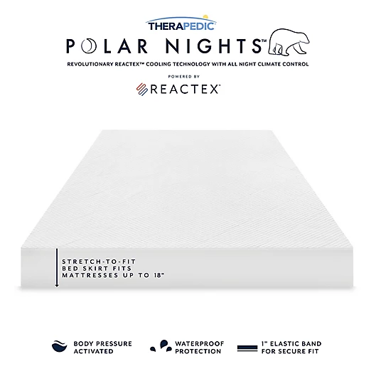 Therapedic® Polar Nights™ Cooling Twin Mattress Pad