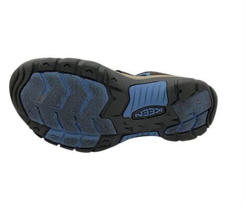 KEEN Women's Newport H2 Water Sandal with Toe Protection blue/brown