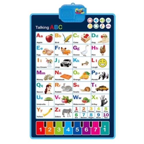 Learning planner with letters with colorful and attractive designs for children