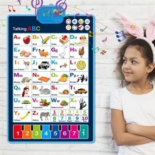 Learning planner with letters with colorful and attractive designs for children