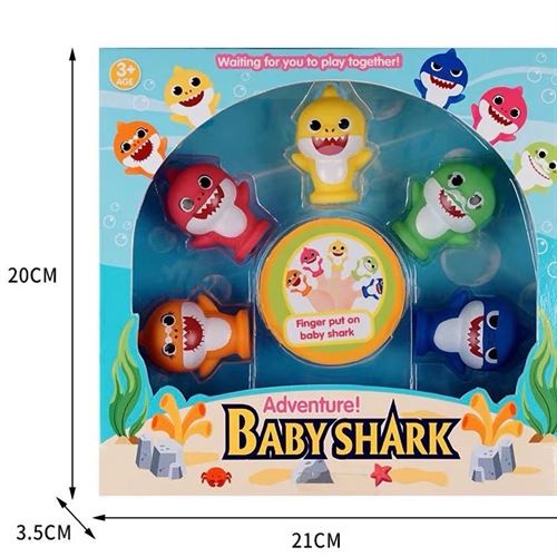 Sunny Shop Finger Put on Baby Shark For Kids 5 in 1