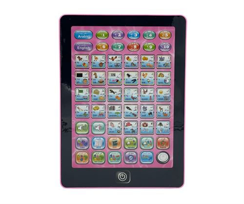 Children's educational toy with sound Frozen English and Arabic 3D tablet computer