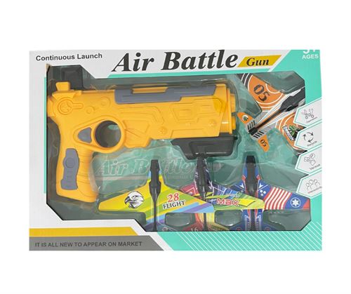 Air Battle Gun Continuous Launch - Yellow