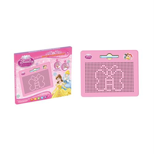 Magnetic Drawing Grid Bead Board - Pink