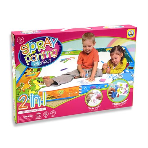 2 in 1 Multifunction Spray Painting and Color Pen Painting Blanket