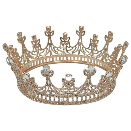 Handmade gold-plated accessory crown for kids