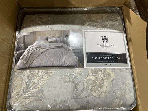 Wamsutta® Knightsbridge 3-Piece Full/Queen Comforter Set in Slate