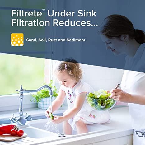 Filtrete Standard Under Sink Quick Change Water Filtration Replacement Filter