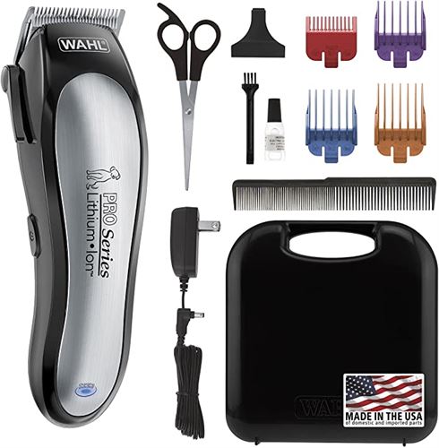 WAHL PET GROOMING WITH THE RECHARGEABLE CLIPPER