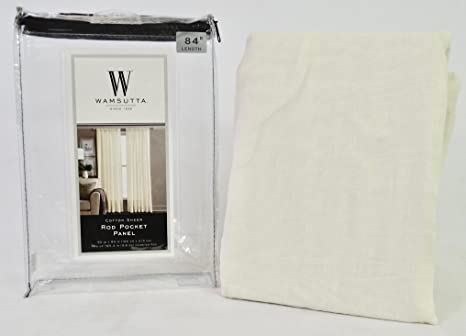 Wamsutta® Sheer 213 cm Cotton Sheer Voile Panel in Ivory (Single)