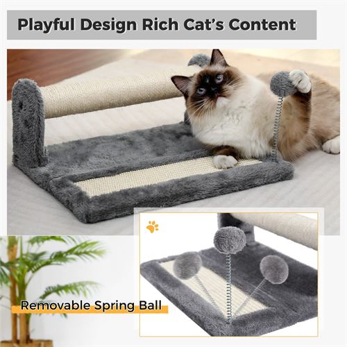 PAWZ Road Cat Scratching Post and Pad with Toy