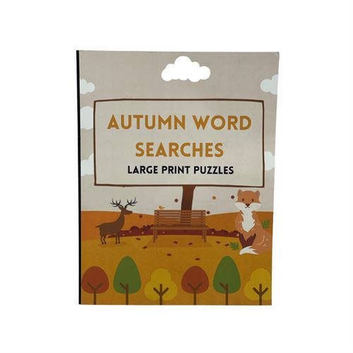 Autumn Word Searches Large Print Puzzle