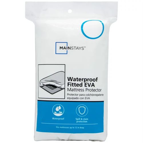 Mainstays Waterproof EVA Fitted Mattress Protector size Twin