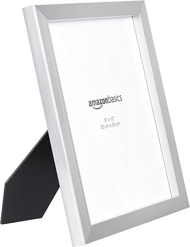 Amazon Basics Photo Picture Frame silver