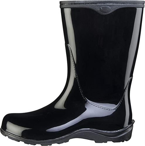 Sloggers Women's Black Waterproof Rain Boots