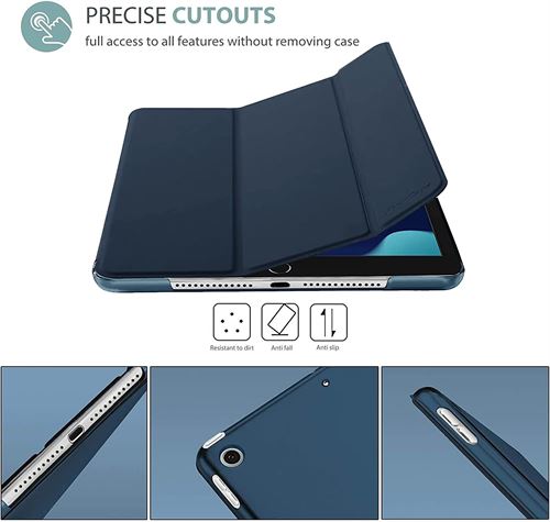 ProCase iPad 10.2 Case 2021 9th Gen/ 2020 8th Gen/ 2019 7th Gen Case with Tempered Glass Screen Protector,