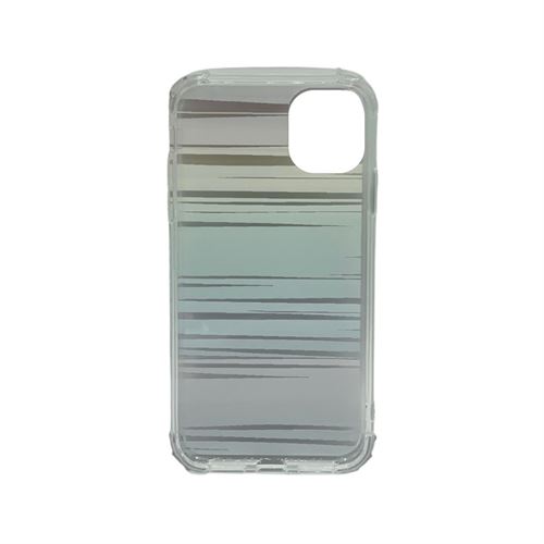 Centon Electronics iPhone 12 PRO and 13 PRO Clear Phone Case, Rainbow Stripes