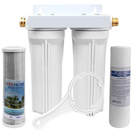 OKBA External RV Dual Water Filter System