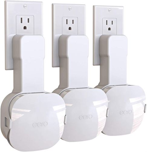 Outlet Wall Mount for eero Mesh WiFi System set of 3