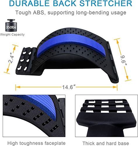 Back Brace Lumbar Back Pain Relief Device Pain Relief for Herniated Disc Sciatica Scoliosis Lumbar Upper Back Stretcher Support JUMPOW