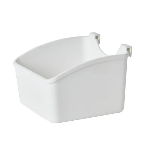Simply Essential™ Adjustable Plastic Bath Caddy in White