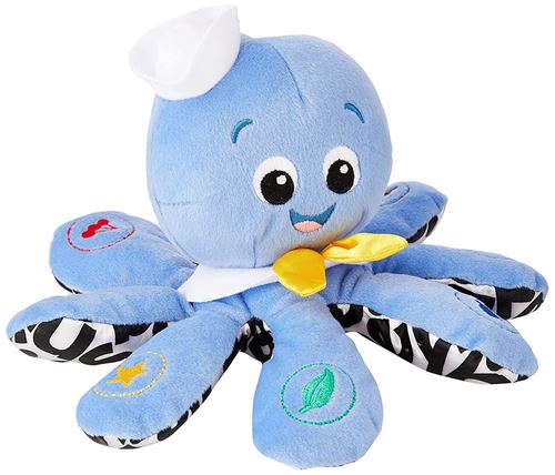 Baby Einstein Octoplush Musical Octopus Stuffed Animal Plush Toy, Age +3 Month, Blue, 28 cm