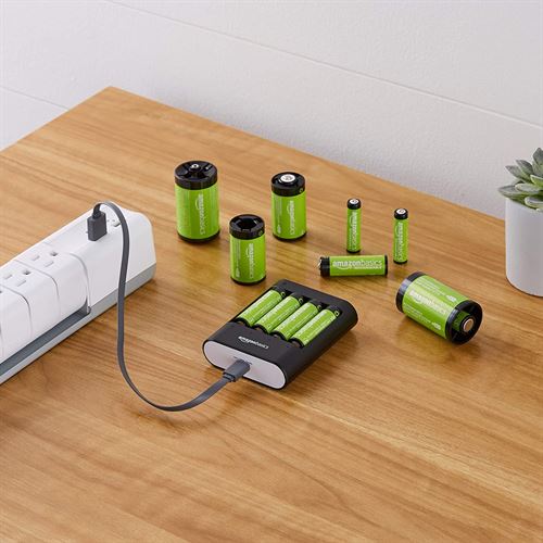 Amazon Basics USB Battery Charger